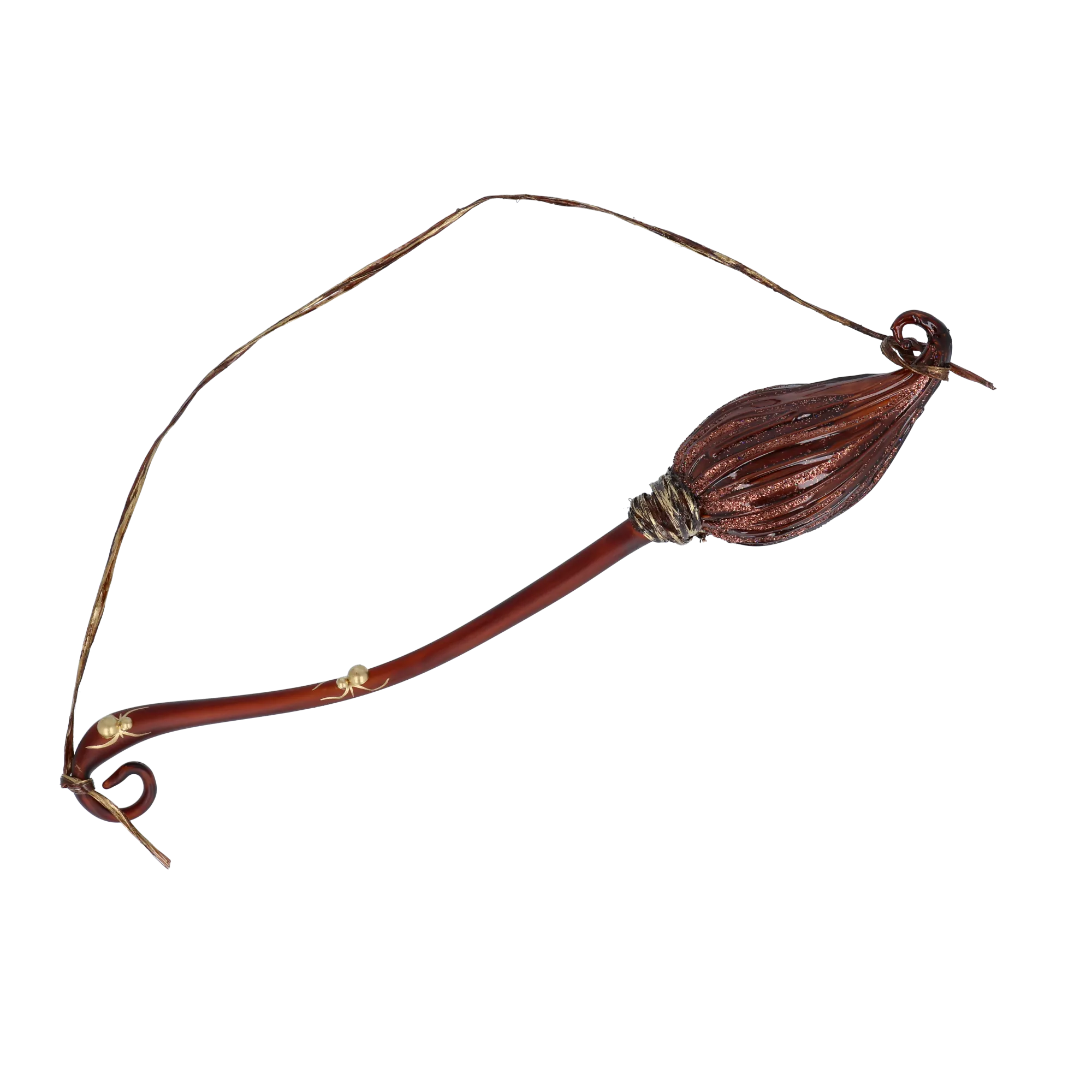 Broom  Flight  Enchanted Flight   Glass Christmas ornament Halloween 2022-114