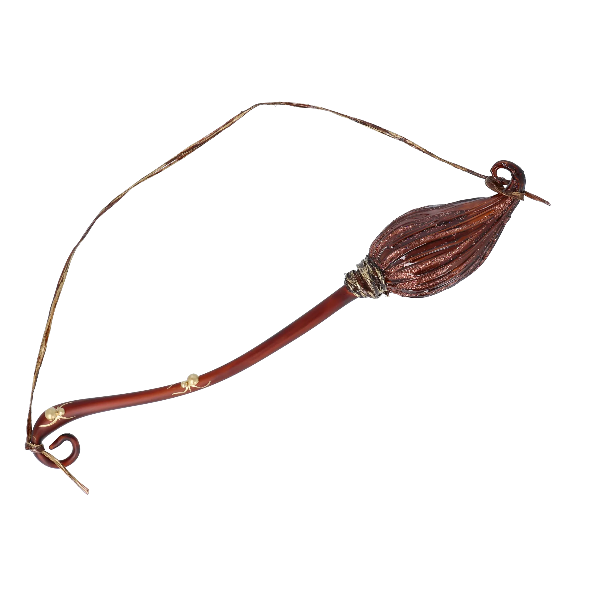 Broom  Flight  Enchanted Flight   Glass Christmas ornament Halloween 2022-114