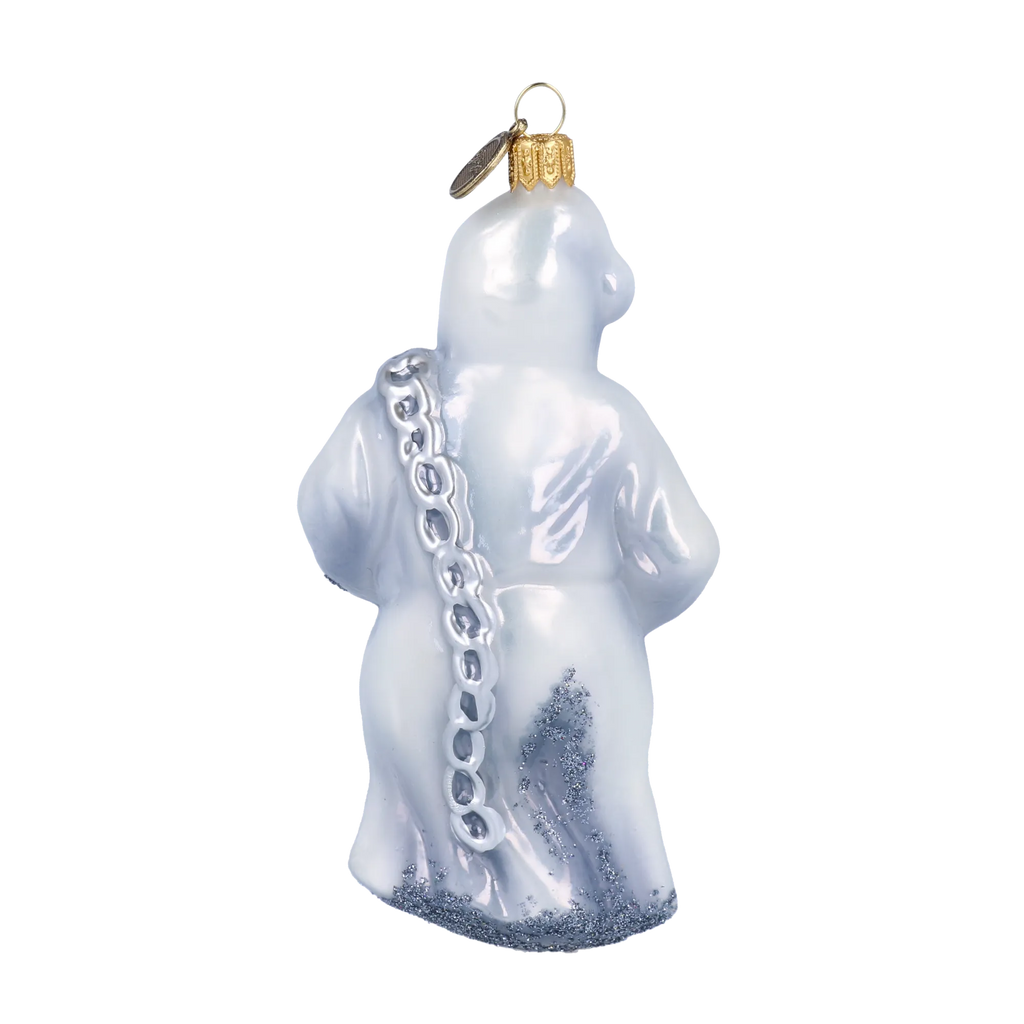 Tethered Midnight Specter | Hand-Painted Glass Ornament | Blubom 2022-117