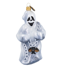 Tethered Midnight Specter | Hand-Painted Glass Ornament | Blubom 2022-117