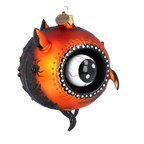 Restless Ember Sentry | Hand-Painted Glass Ornament | Blubom 2022-118