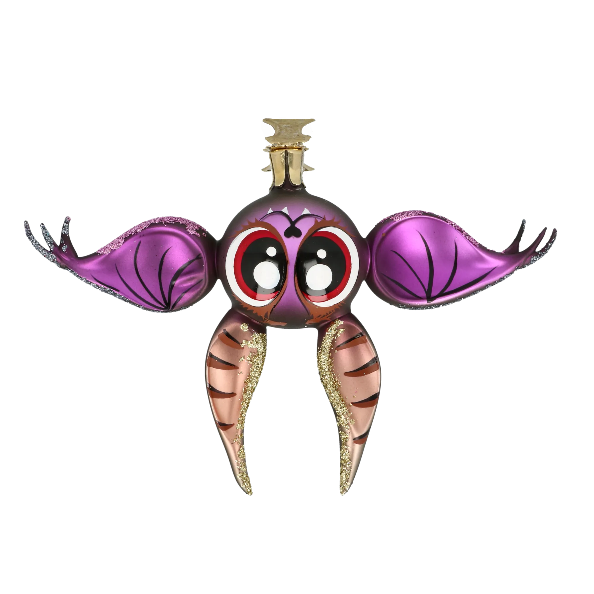 Midnight Amethyst Bat Premium christmas glass ornament 2022-120