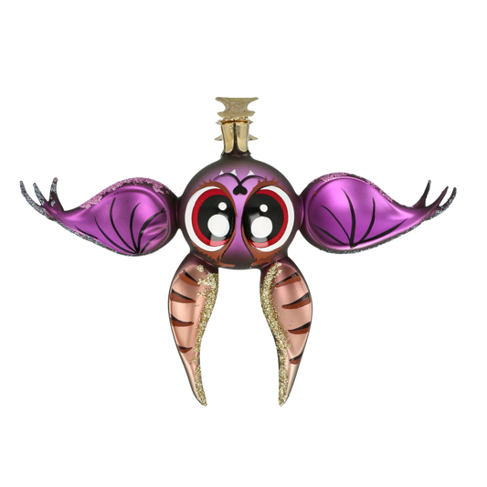 Midnight Amethyst Bat Premium christmas glass ornament 2022-120