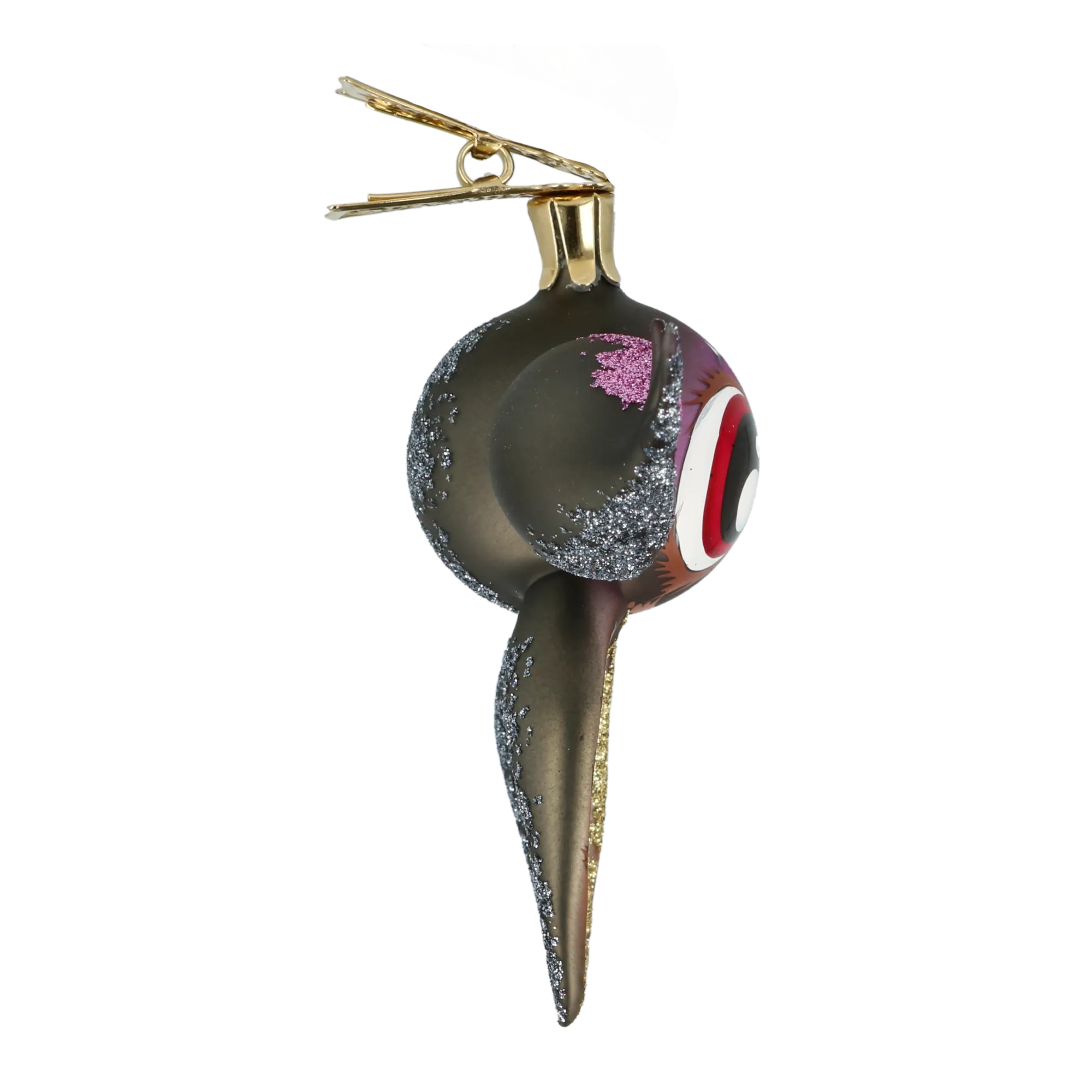 Midnight Amethyst Bat Premium christmas glass ornament 2022-120