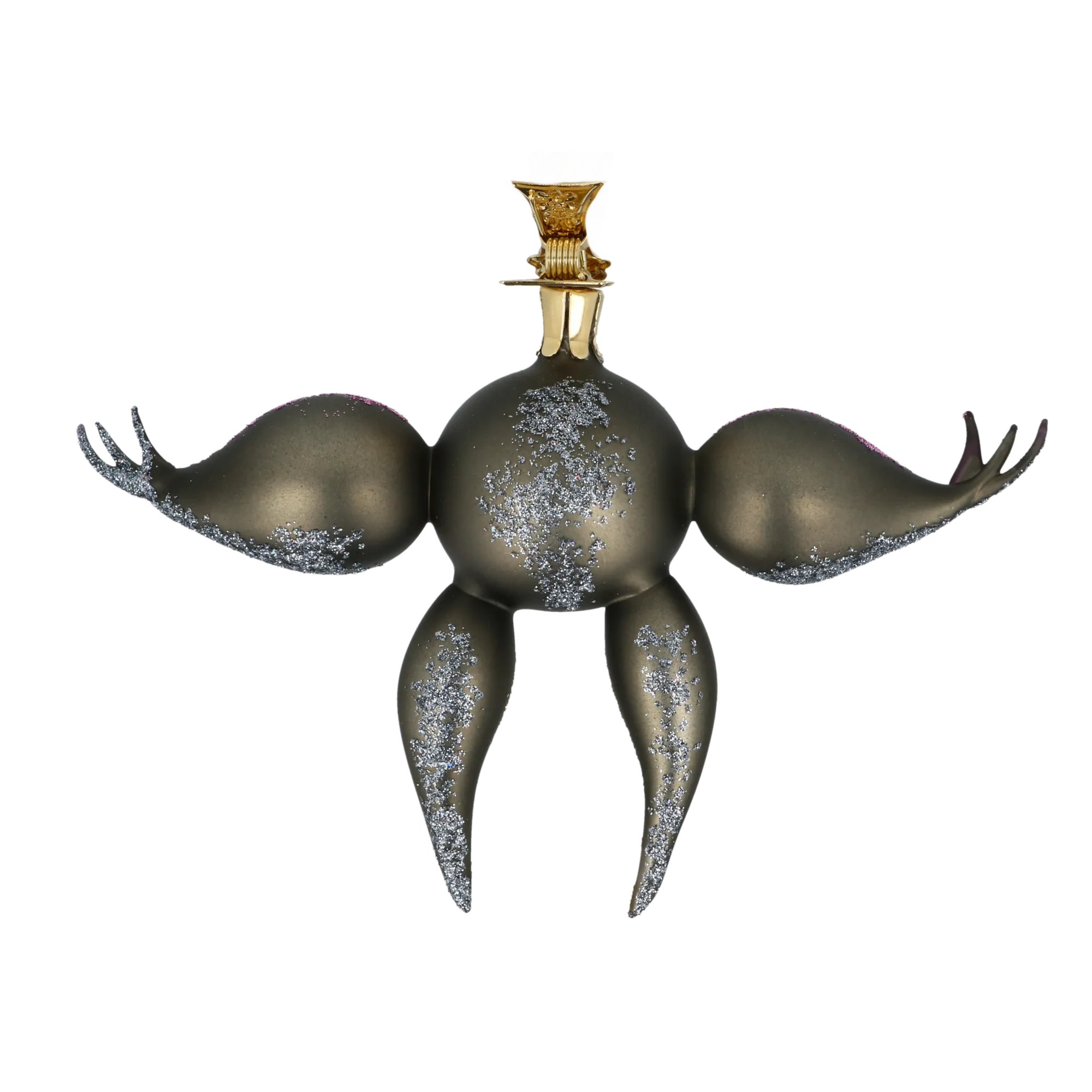 Midnight Amethyst Bat Premium christmas glass ornament 2022-120