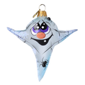 Startled Attic Phantom | Hand-Painted Glass Ornament | Blubom 2022-121