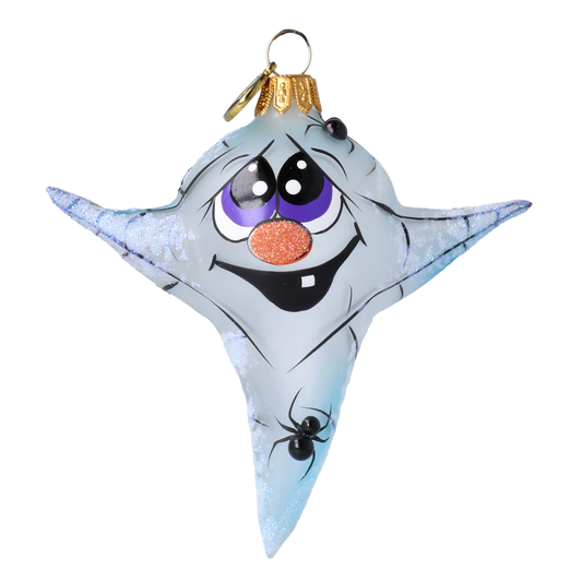 Soul - Halloween Ghost Handmade Glass Christmas ornament. 2022-121