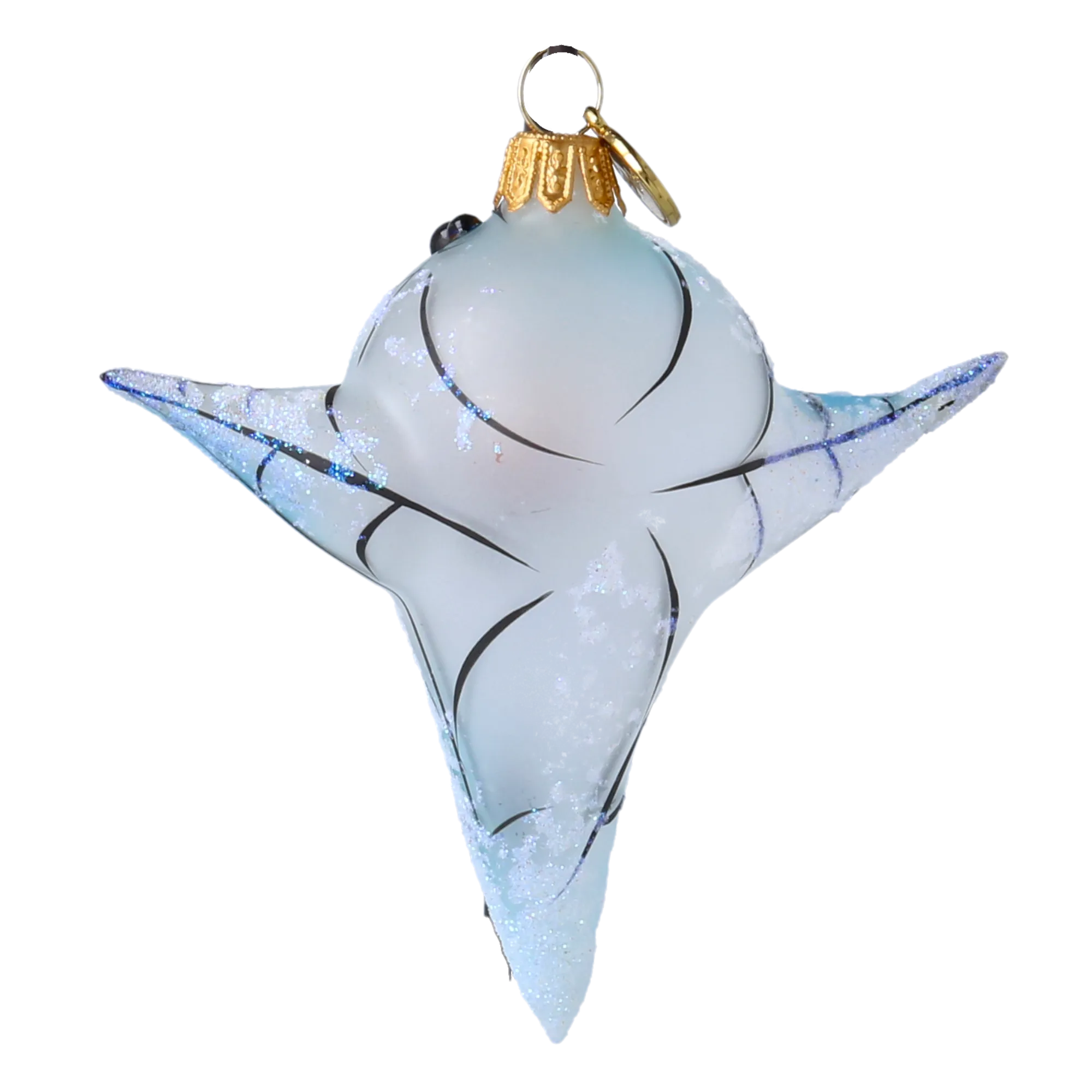 Soul - Halloween Ghost Handmade Glass Christmas ornament. 2022-121