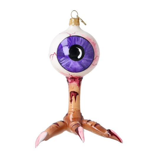 Violet Gaze Talon Premium christmas glass ornament 2022-141