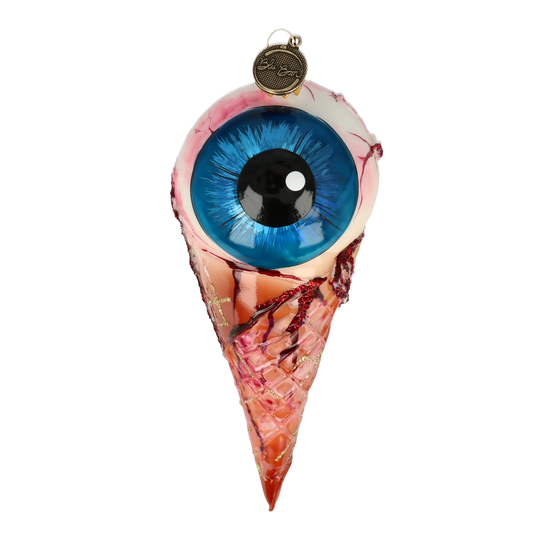 Crimson Sapphire Ocular Scoop Premium christmas glass ornament 2022-146