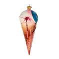 Load image into Gallery viewer, Crimson Sapphire Ocular Scoop Premium christmas glass ornament 2022-146
