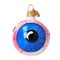 Load image into Gallery viewer, Sapphire Blue All-Seeing Eye Premium christmas glass ornament 2022-157
