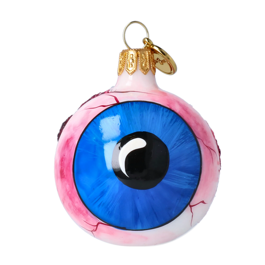 Sapphire Blue All-Seeing Eye Premium christmas glass ornament 2022-157