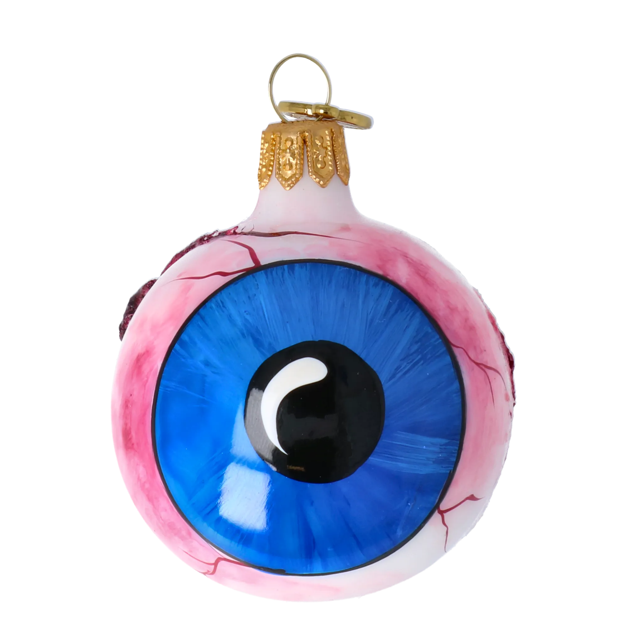 Sapphire Blue All-Seeing Eye Premium christmas glass ornament 2022-157