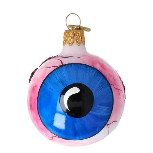 Sapphire Blue All-Seeing Eye Premium christmas glass ornament 2022-157