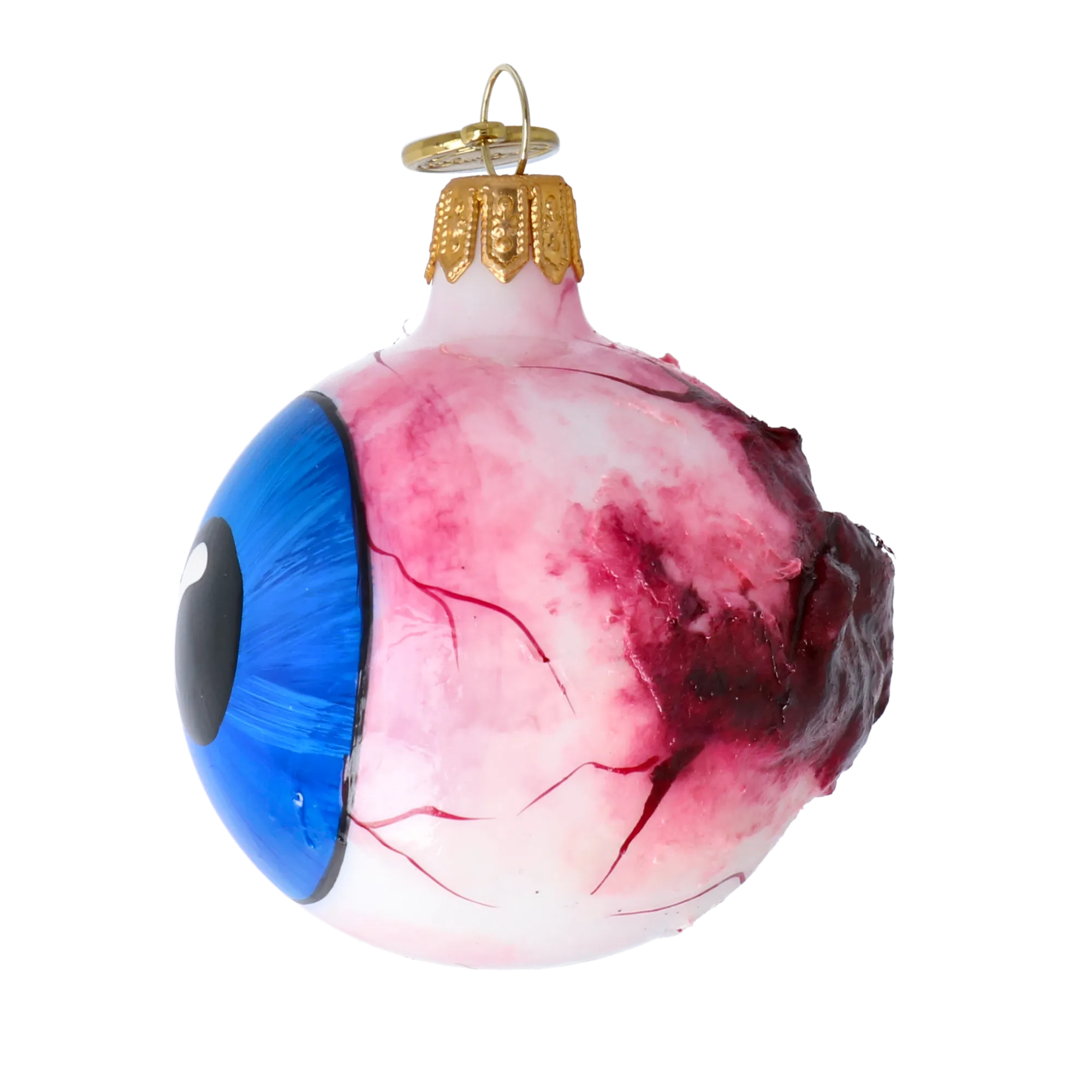 Sapphire Blue All-Seeing Eye Premium christmas glass ornament 2022-157