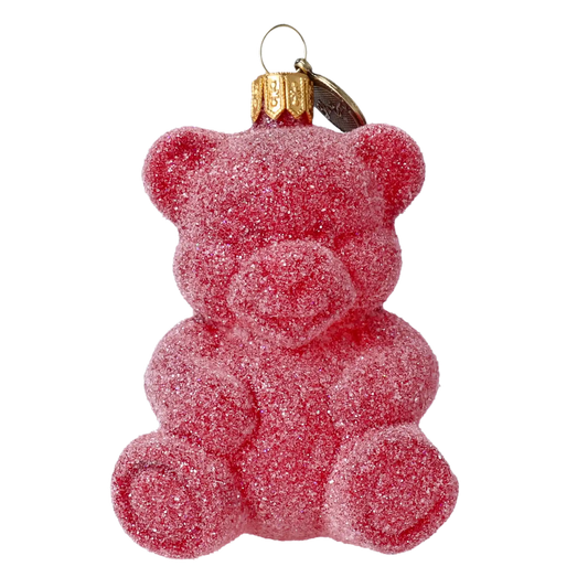 Miś Żelek Szklana Ozdoba