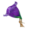 Load image into Gallery viewer, Sovereign Midnight Aria | Hand-Painted Glass Ornament | Blubom 2022-199
