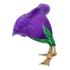 Sovereign Midnight Aria | Hand-Painted Glass Ornament | Blubom 2022-199