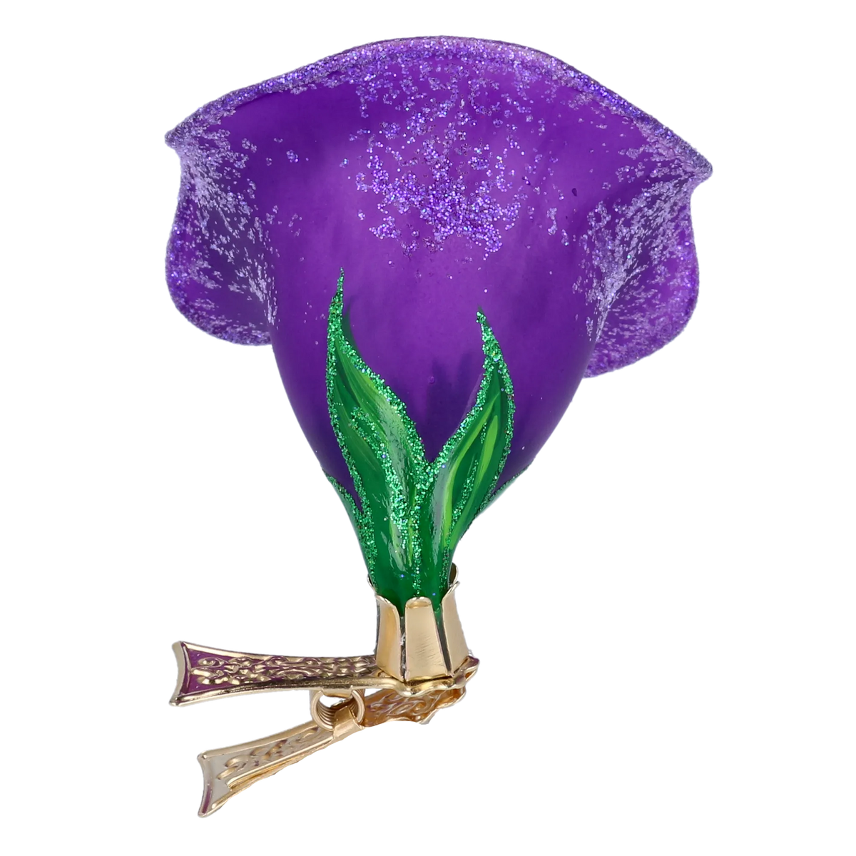 Sovereign Midnight Aria | Hand-Painted Glass Ornament | Blubom 2022-199