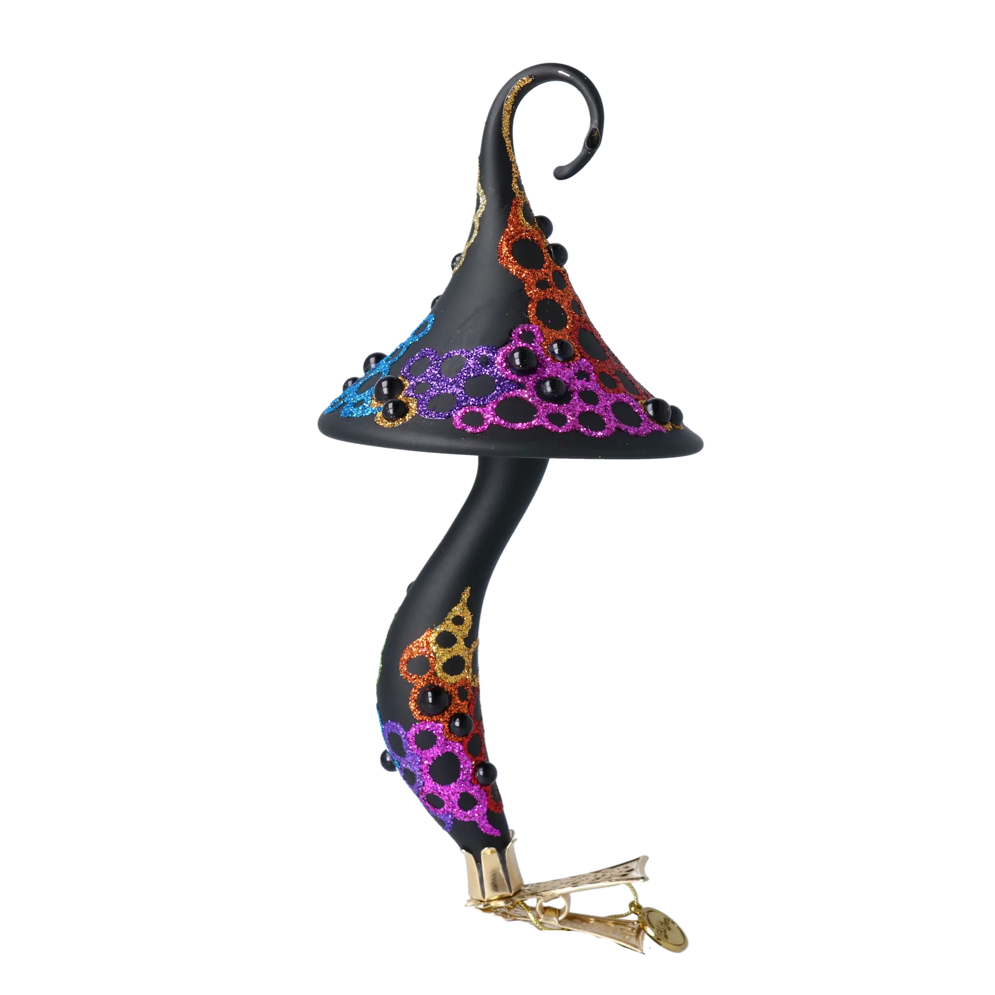 Enchanted Midnight Mushroom Premium christmas glass ornament 2022-206