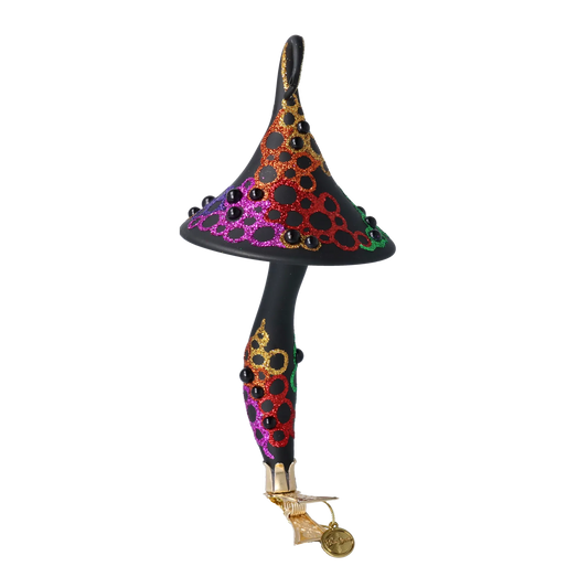 Enchanted Midnight Mushroom Premium christmas glass ornament 2022-206
