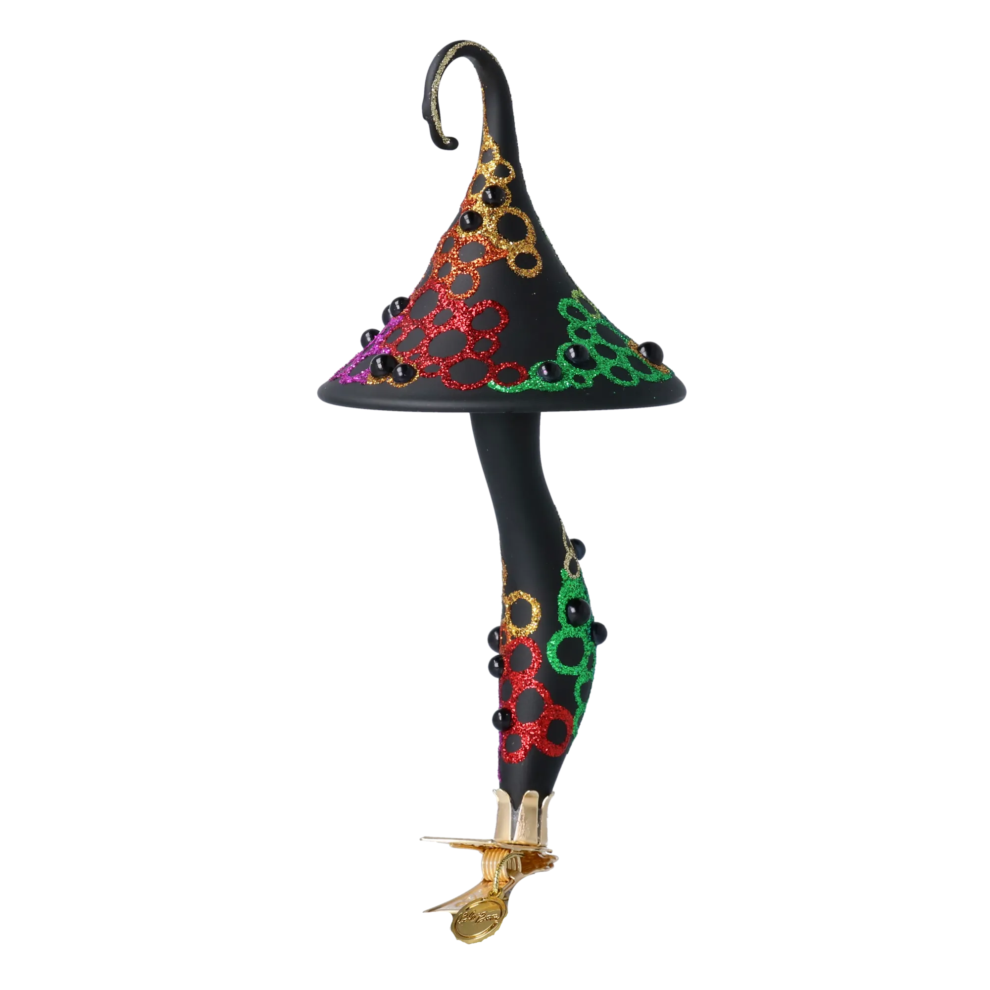Enchanted Midnight Mushroom Premium christmas glass ornament 2022-206