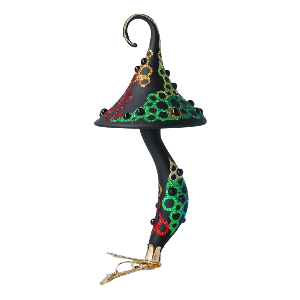 Electric Nightshade | Hand-Painted Glass Ornament | Blubom 2022-206