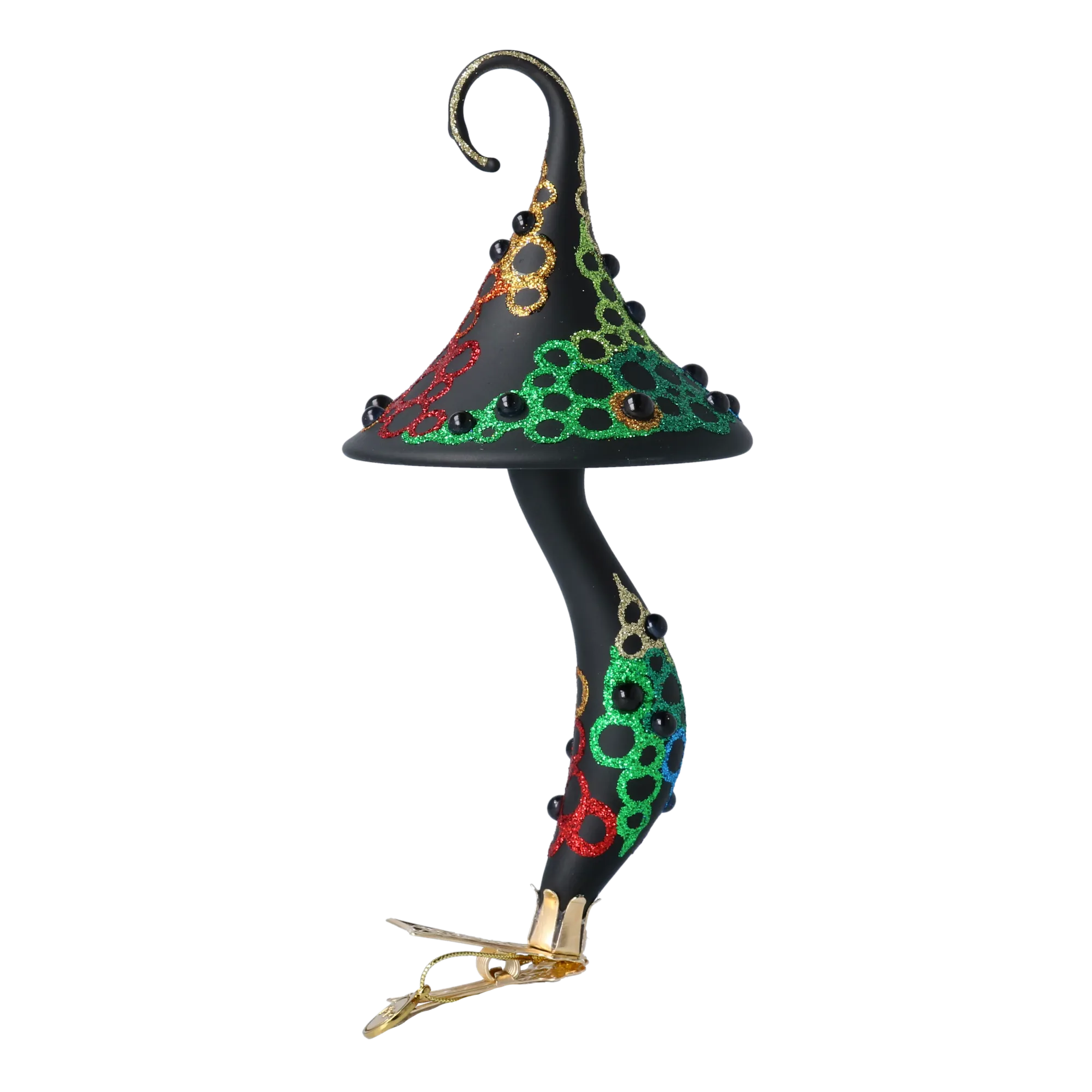 Electric Nightshade | Hand-Painted Glass Ornament | Blubom 2022-206