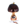 Załaduj obraz do przeglądarki galerii, Cheerful Forest Grandpa Mushroom  Handmade Glass Christmas ornament 2022-208
