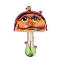 Załaduj obraz do przeglądarki galerii, Enchanted Toadstool Mushroom. Handmade Glass Christmas ornament. 2022-209
