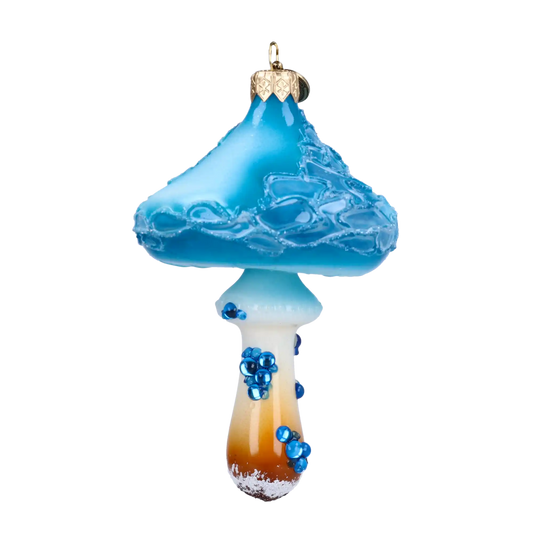 Neonowy Grzybek Szklana Ozdoba