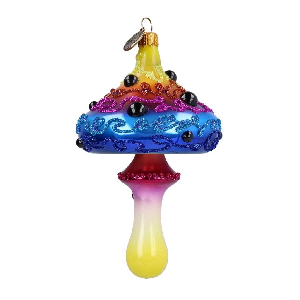 Vivid Parasol | Hand-Painted Glass Ornament | Blubom 2022-213