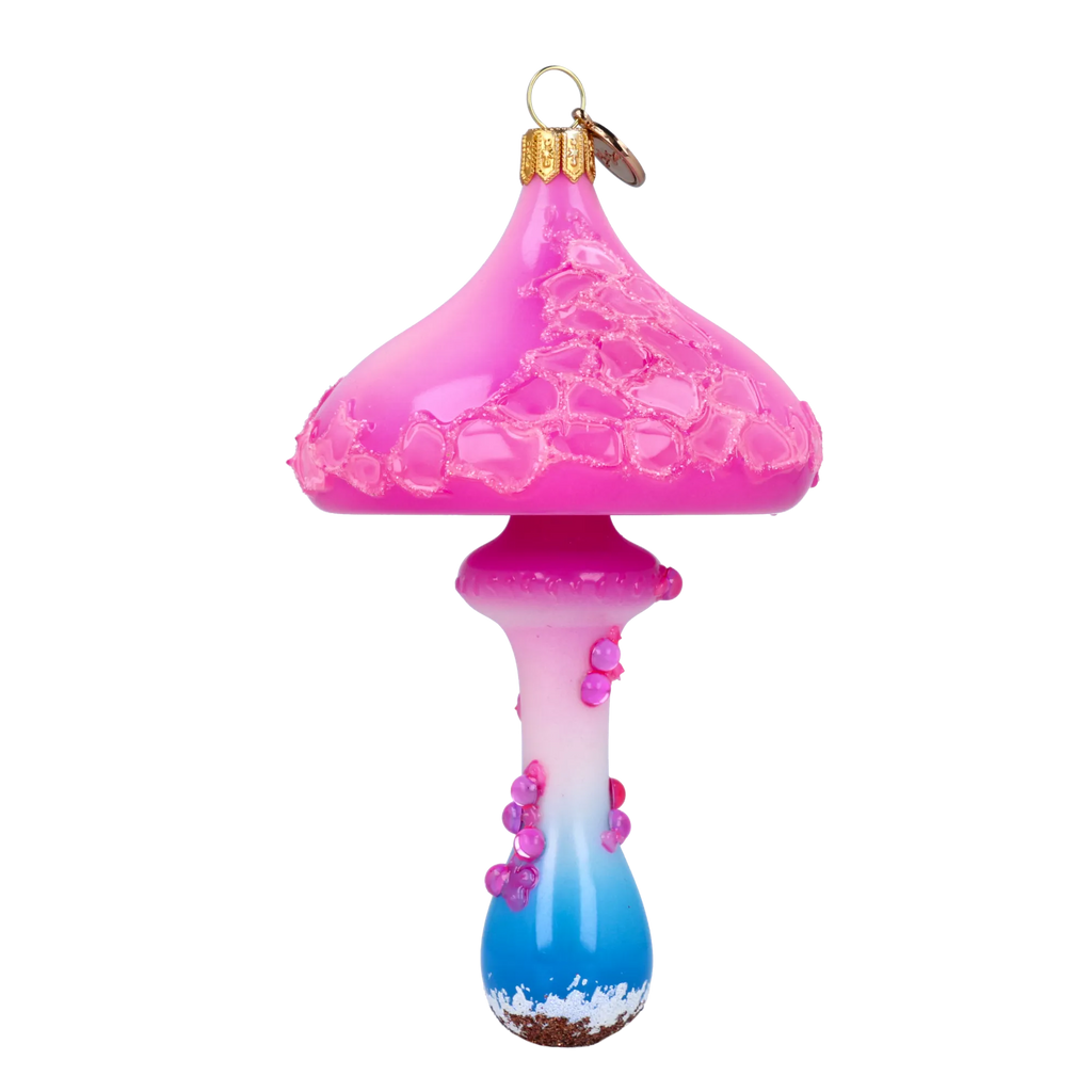 Electric Twilight Spore | Hand-Painted Glass Ornament | Blubom 2022-214