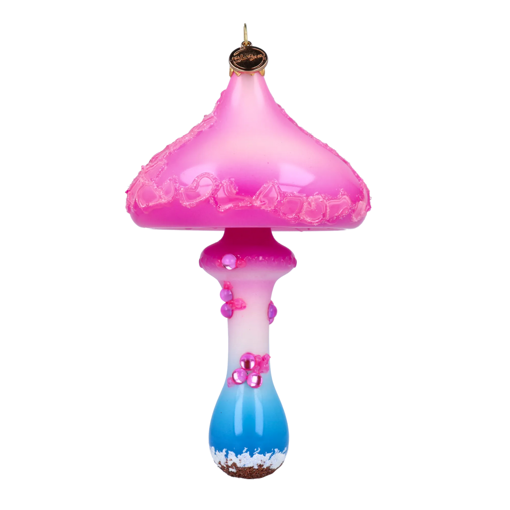 Electric Twilight Spore | Hand-Painted Glass Ornament | Blubom 2022-214