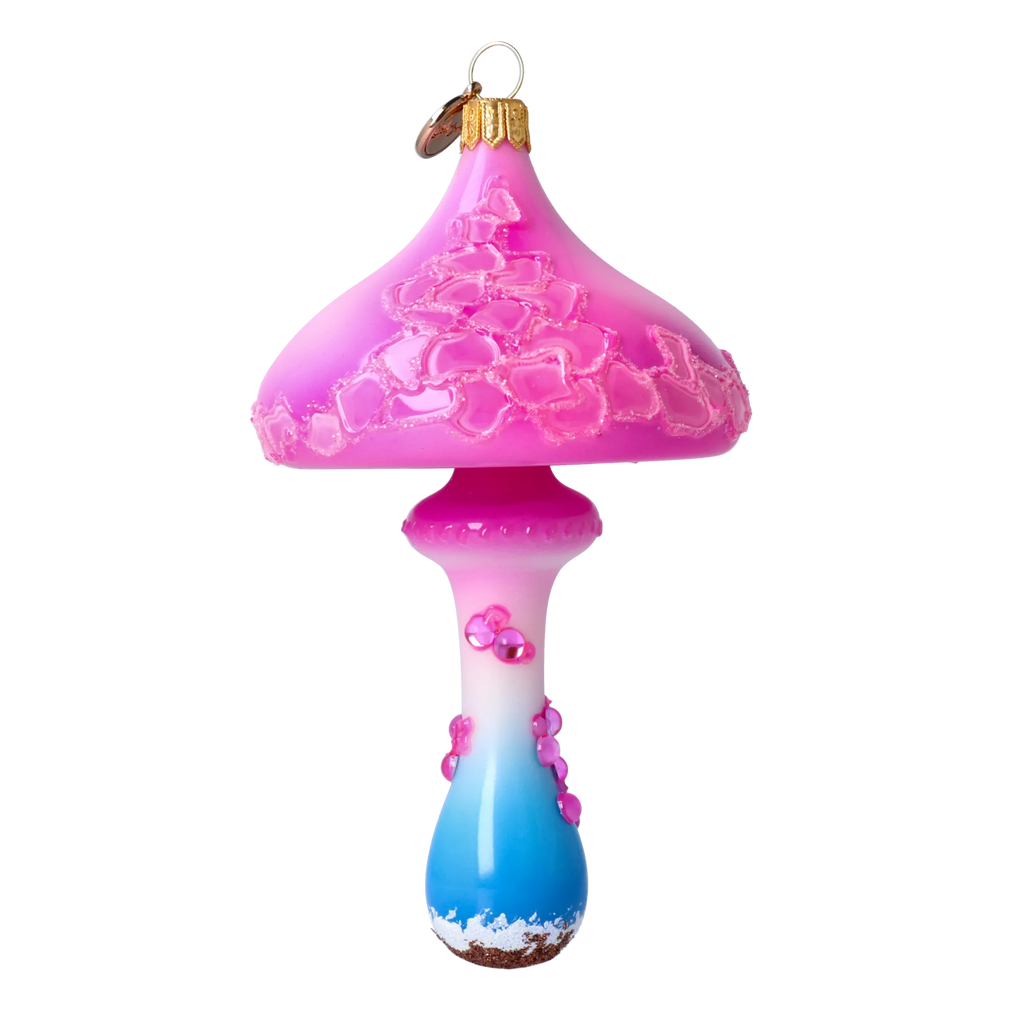 Electric Twilight Spore | Hand-Painted Glass Ornament | Blubom 2022-214