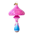Load image into Gallery viewer, Enchanted Magenta Mushroom Premium christmas glass ornament 2022-214
