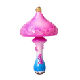 Load image into Gallery viewer, Enchanted Magenta Mushroom Premium christmas glass ornament 2022-214
