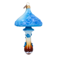 Cerulean Frost Canopy | Hand-Painted Glass Ornament | Blubom 2022-215