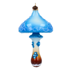 Cerulean Frost Canopy | Hand-Painted Glass Ornament | Blubom 2022-215