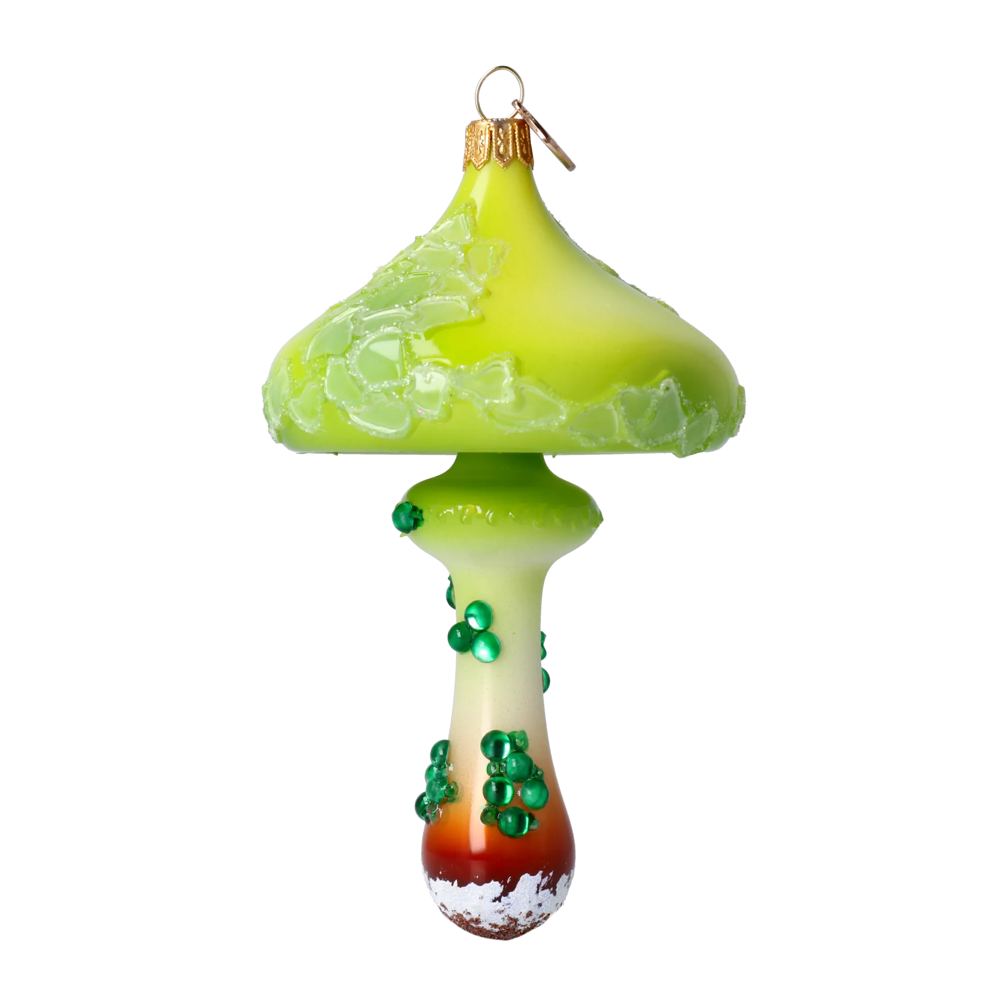 Verdant Dew Sprout | Hand-Painted Glass Ornament | Blubom 2022-216