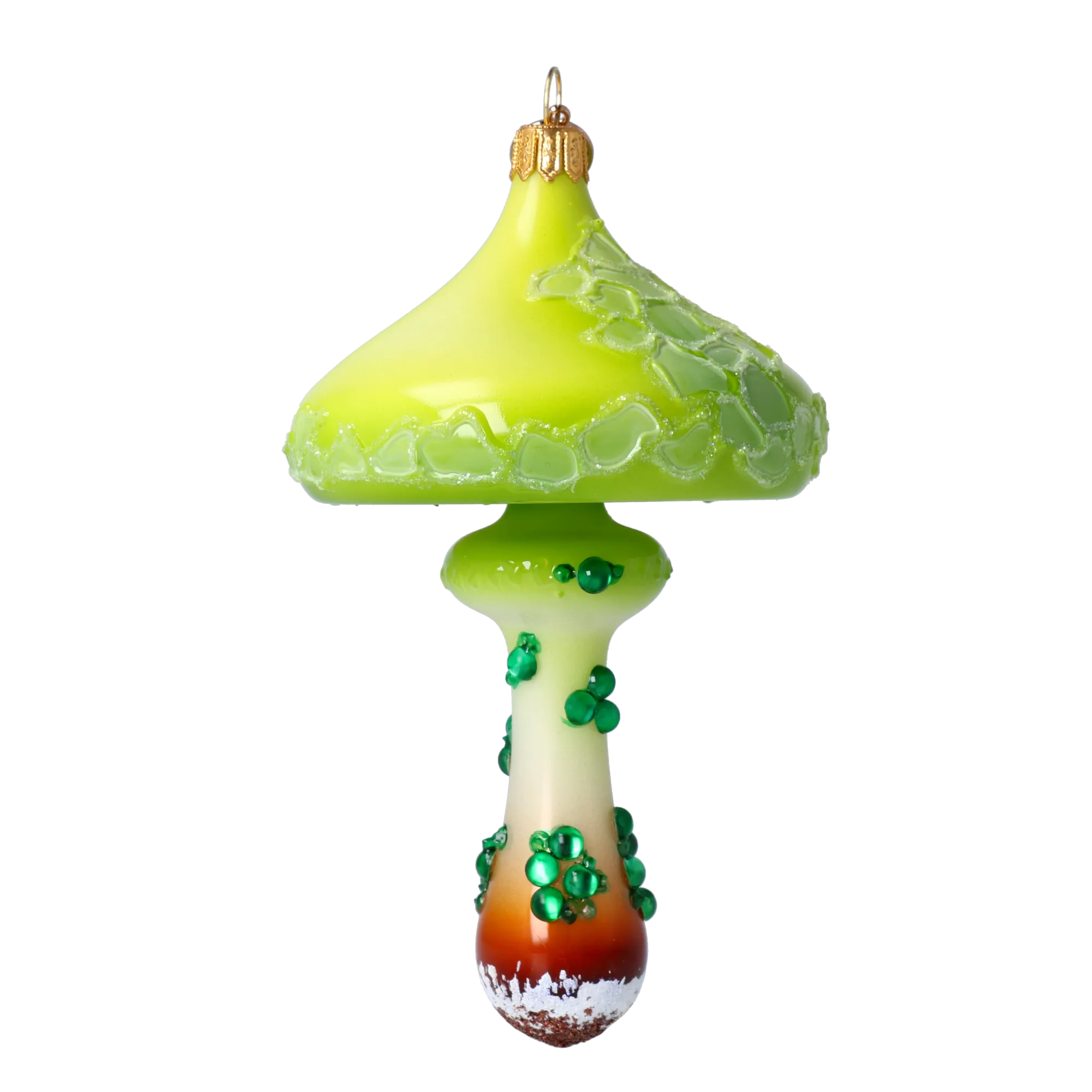 Verdant Mystic Mushroom Premium christmas glass ornament 2022-216