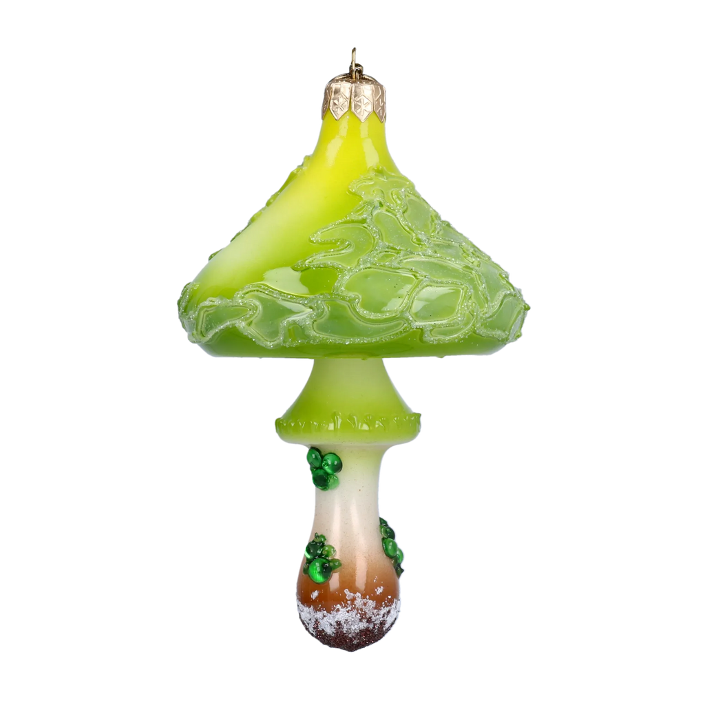Verdant Dew Sprout | Hand-Painted Glass Ornament | Blubom 2022-216