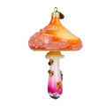 Veiled Saffron Sprout | Hand-Painted Glass Ornament | Blubom 2022-217