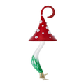 Stately Crimson Sentry | Hand-Painted Glass Ornament | Blubom 2022-218
