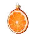 Załaduj obraz do przeglądarki galerii, Orange slice. Handmade Glass Christmas ornament. 2022-241
