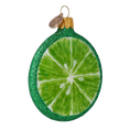 Załaduj obraz do przeglądarki galerii, Lime slice. Handmade Glass Christmas ornament. 2022-242
