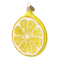 Załaduj obraz do przeglądarki galerii, Lemon Slice. Handmade Glass Christmas ornament. 2022-243
