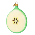 Załaduj obraz do przeglądarki galerii, Christmas Apple - Handmade Glass Christmas ornament. 2022-244
