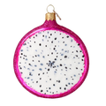 Magenta Midnight Pulse | Hand-Painted Glass Ornament | Blubom 2022-245